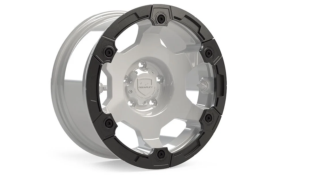 1056012 – TERAFLEX Wheel Protector, For Use With Teraflex Nomad Wheels Black Bolt On Single
